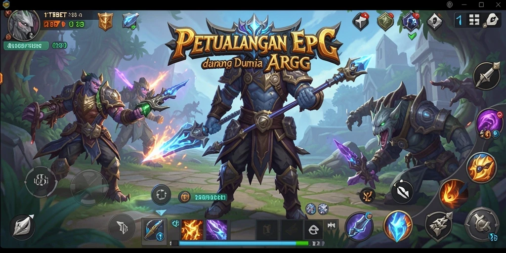 Tampilan gameplay 11TBET dengan aksi seru di dunia ARPG.