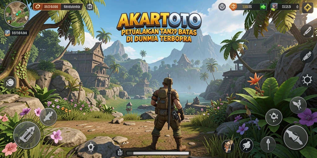 Tangkapan layar menampilkan gameplay seru di dunia terbuka.