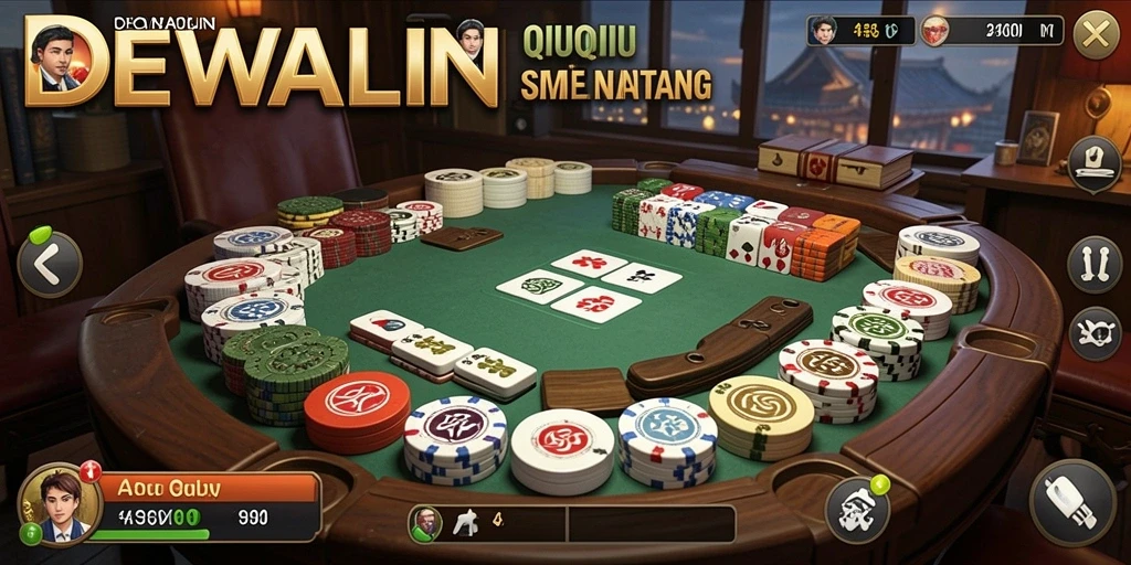 Screenshot gameplay QiuQiu yang menunjukkan suasana permainan.
