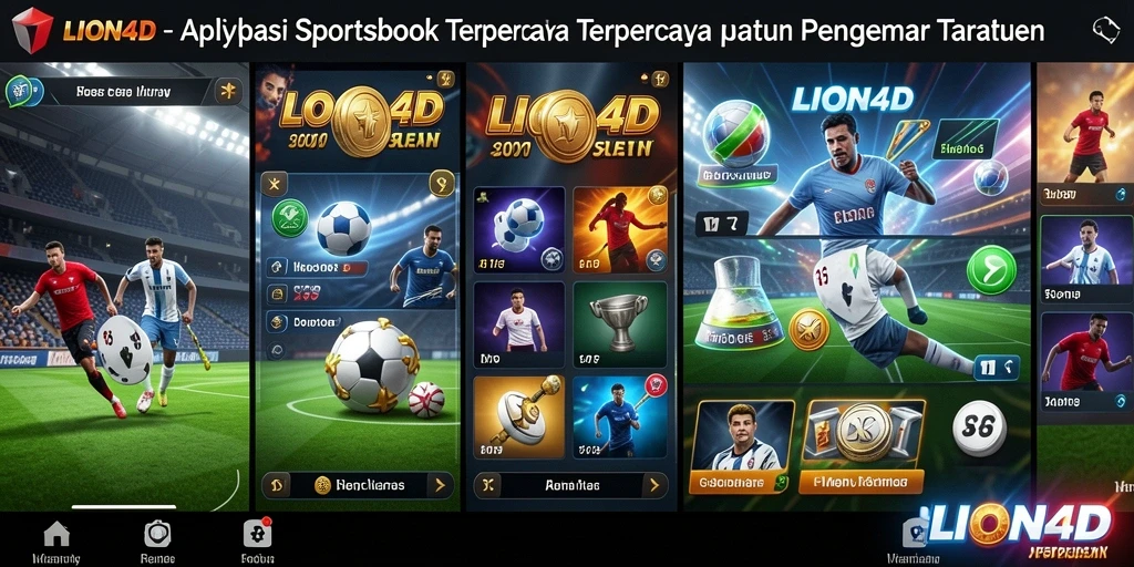Tampilan gameplay menarik dalam aplikasi Sportsbook LION4D.