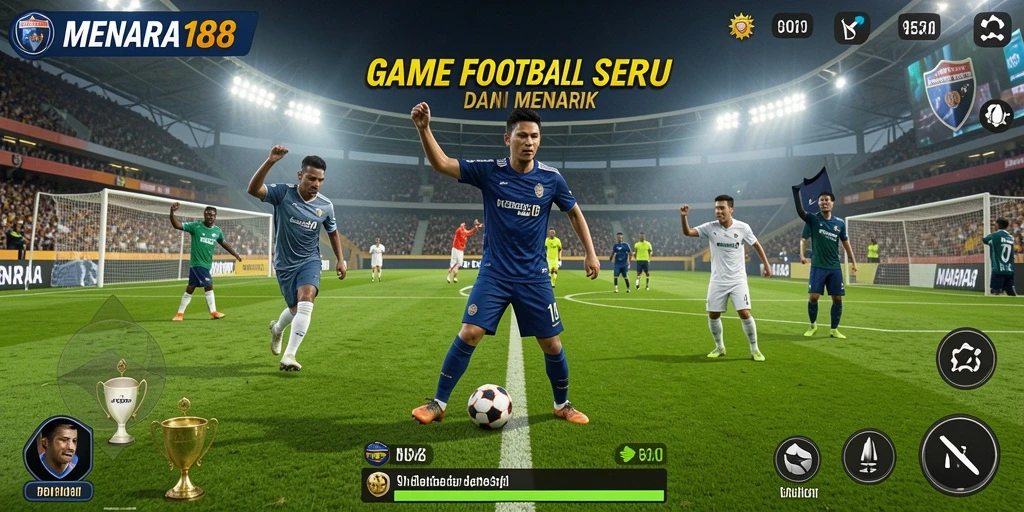 Tangkapan layar MENARA188 menampilkan aksi seru dalam pertandingan Football.