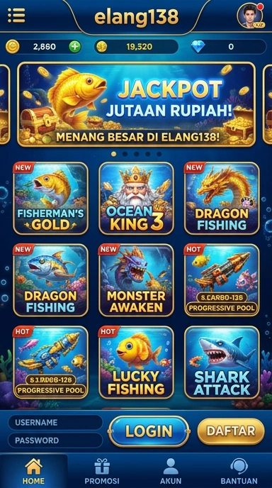 Tampilan utama aplikasi elang138 yang intuitif dan mudah digunakan.